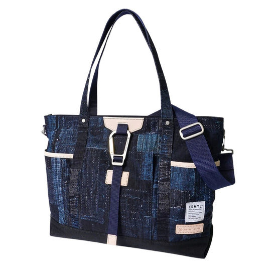 FDMTL x Master-piece Boro Patchwork Tote Bag