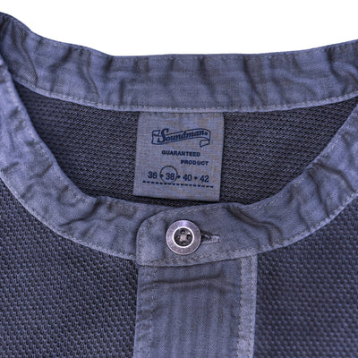 Soundman "Skane" Indigo Dyed Swedish Army L/S Henley