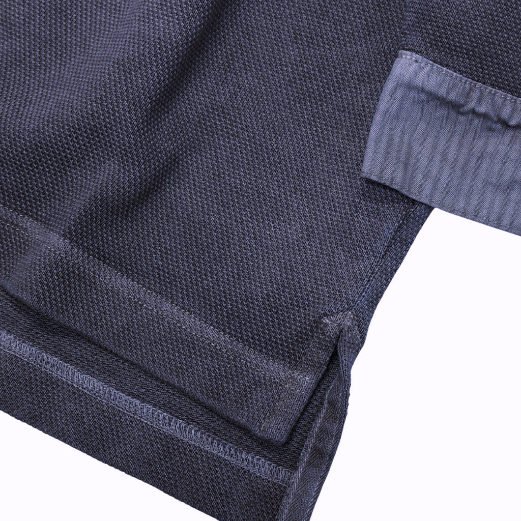 Soundman "Skane" Indigo Dyed Swedish Army L/S Henley