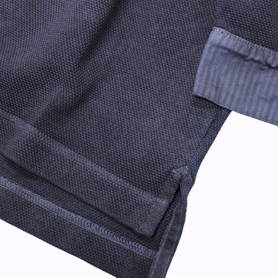 Soundman "Skane" Indigo Dyed Swedish Army L/S Henley