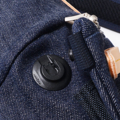 Master-piece x Fullcount "Super Smooth" Sling Bag - Okayama Denim