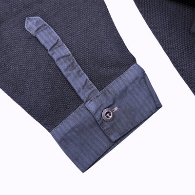 Soundman "Skane" Indigo Dyed Swedish Army L/S Henley