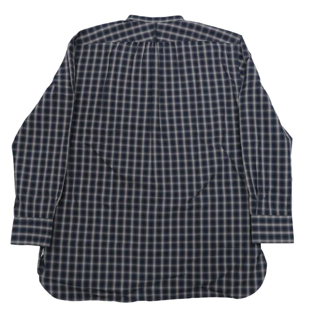 Soundman "Livingstone" Ombre Check Bandcollar Shirt