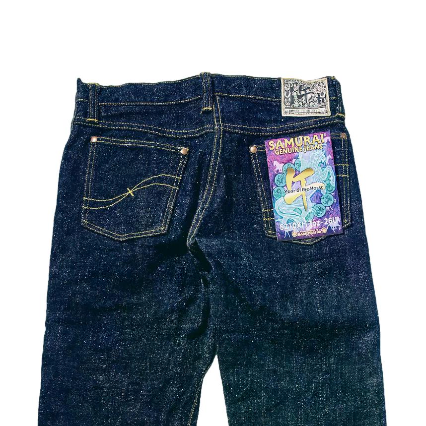 Samurai Jeans S210XJ17oz-26U "Year of the Horse" Selvedge Jeans - Okayama Denim