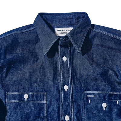 Samurai Jeans SJWS-SC02 10oz. Selvedge Denim Work Shirt