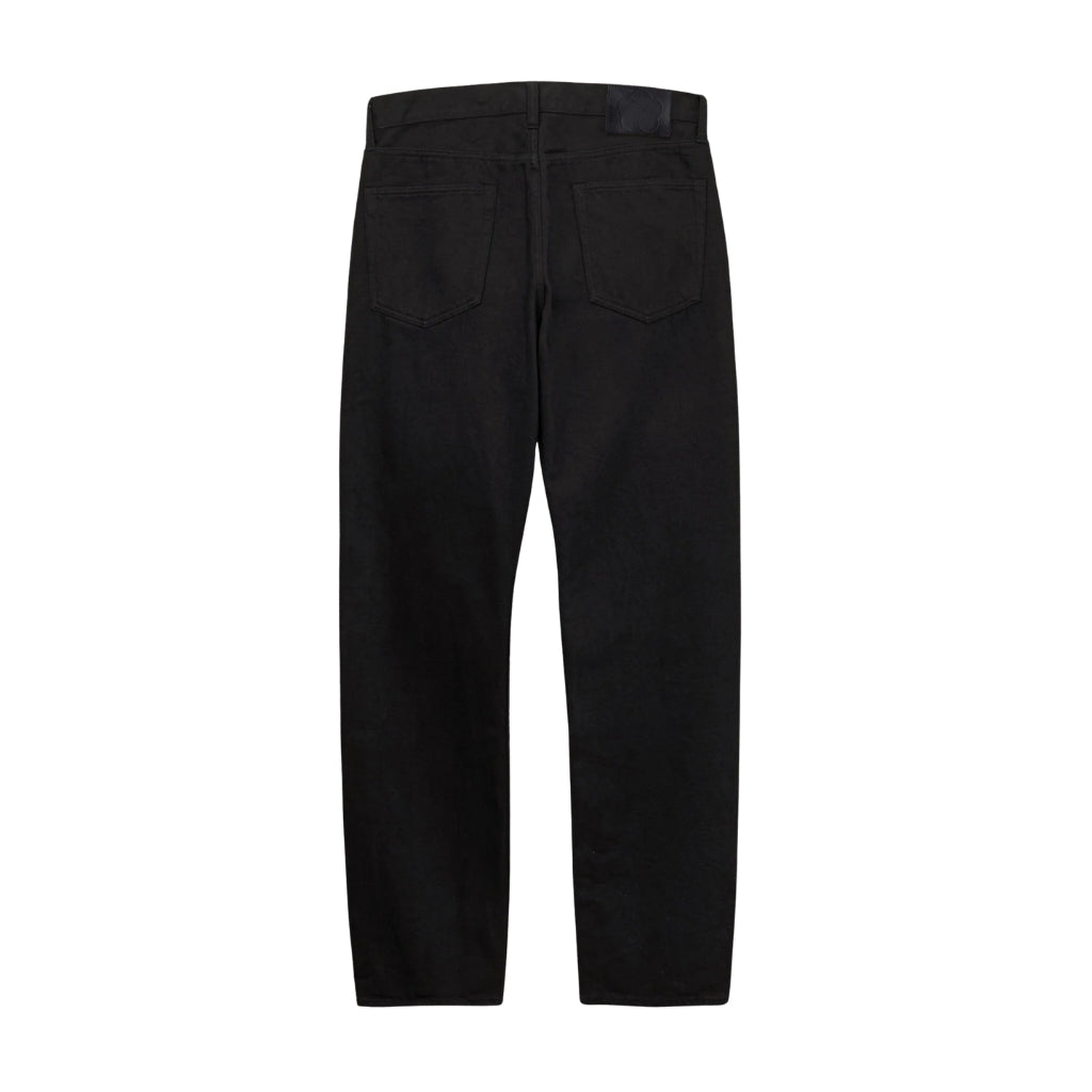 Momotaro "Kyoto Montsuki" Black Selvedge Jeans (Regular Straight)