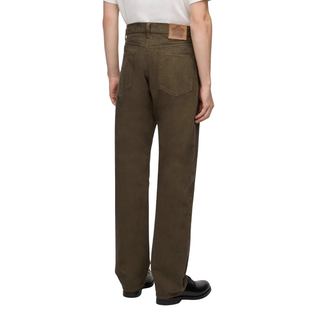 Momotaro Moss Dyed Selvedge Jeans (Regular Straight) - Okayama Denim