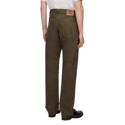 Momotaro Moss Dyed Selvedge Jeans (Regular Straight) - Okayama Denim