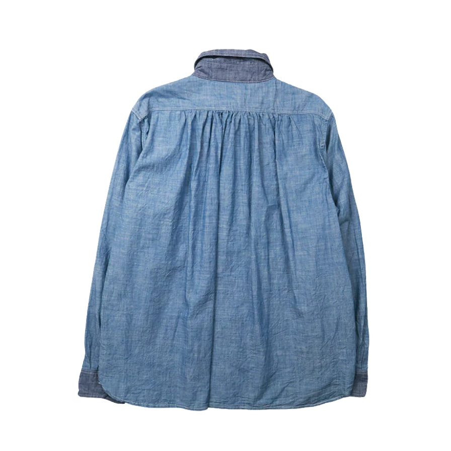 Fullcount x Fumito Ganryu USN Selvedge Chambray Shirt - Okayama Denim