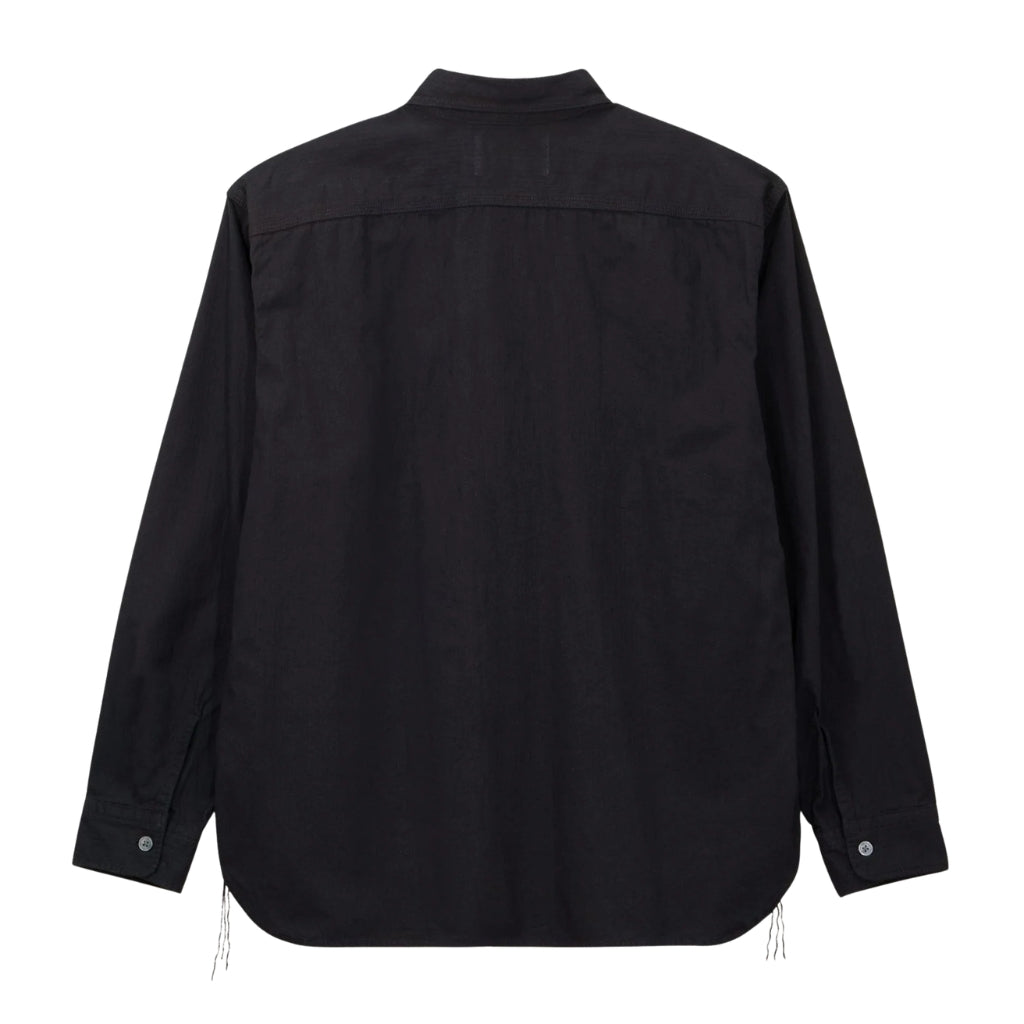 Momotaro Indigo Overdye Sashiko Shirt - Okayama Denim