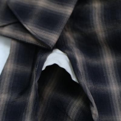 Soundman "Livingstone" Ombre Check Bandcollar Shirt