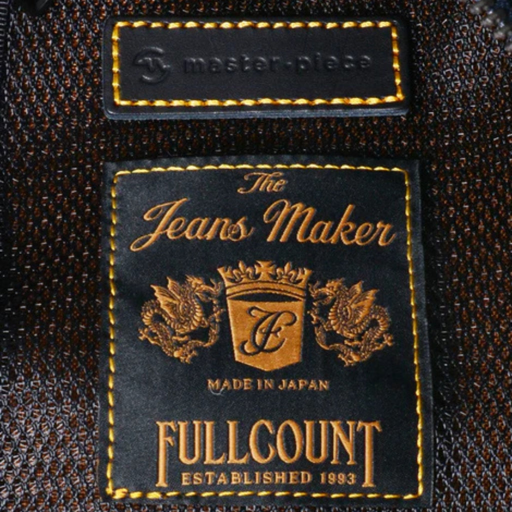 Master-piece x Fullcount "Super Smooth" Sling Bag - Okayama Denim