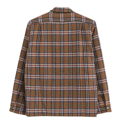 Fullcount Tartan Check Open Collar Flannel Shirt