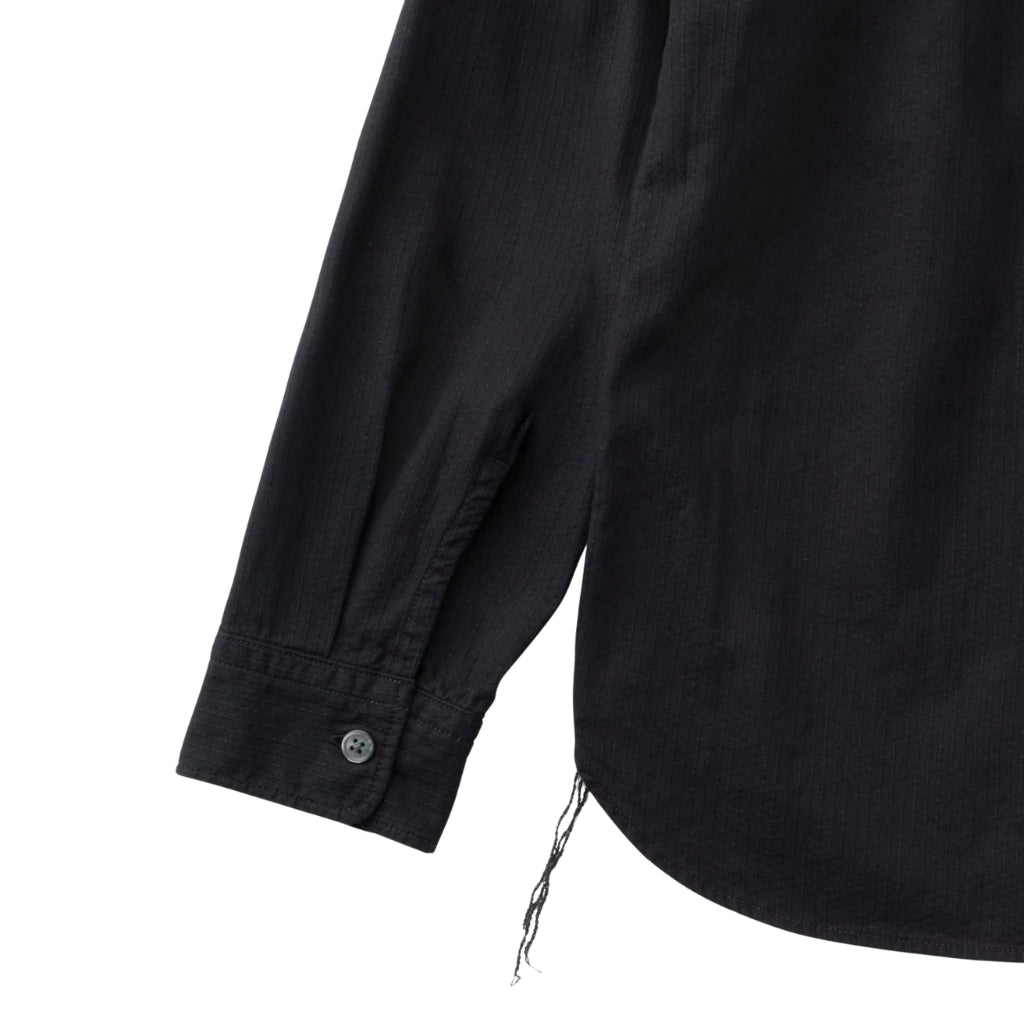 Momotaro Indigo Overdye Sashiko Shirt - Okayama Denim