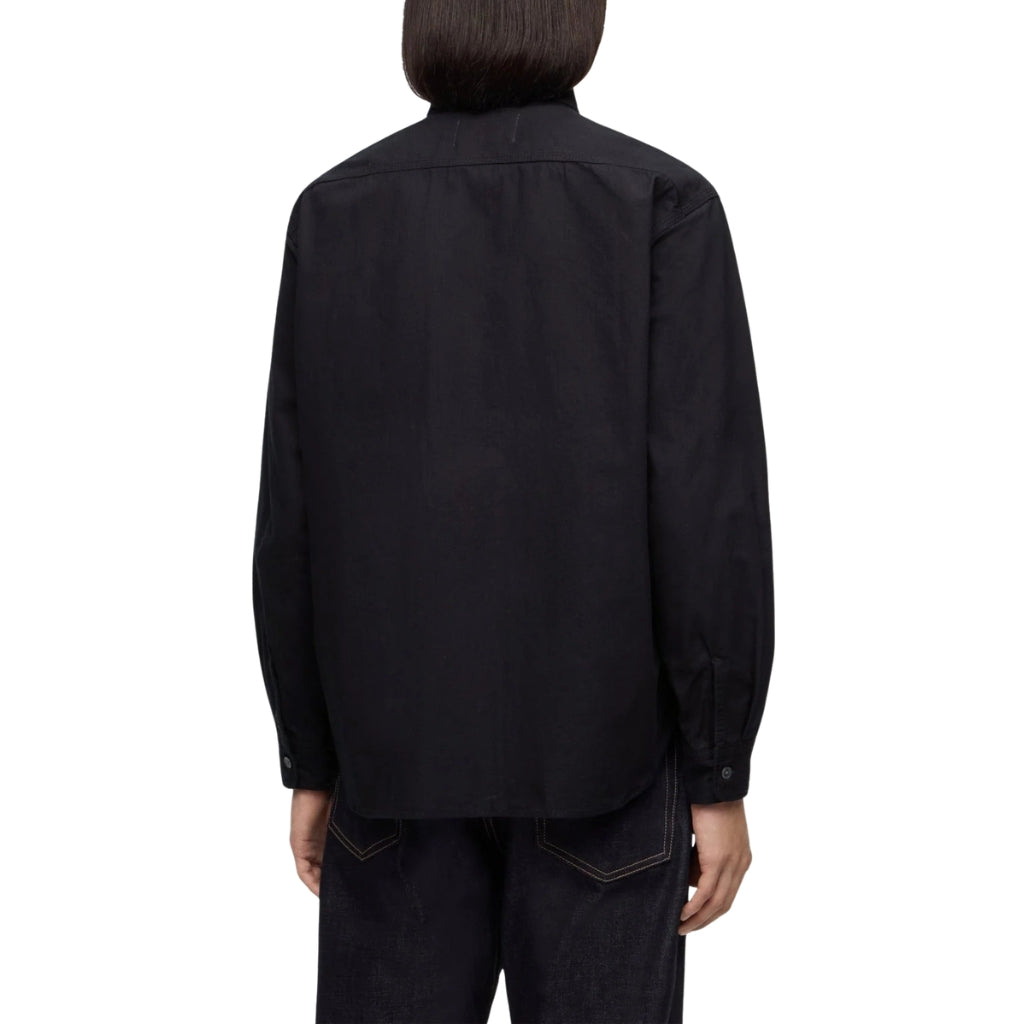 Momotaro Indigo Overdye Sashiko Shirt - Okayama Denim