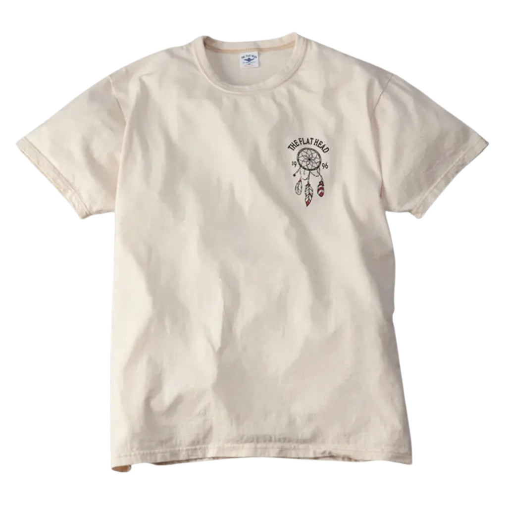 The Flat Head "Motorcycle Race" Print Tee - Okayama Denim