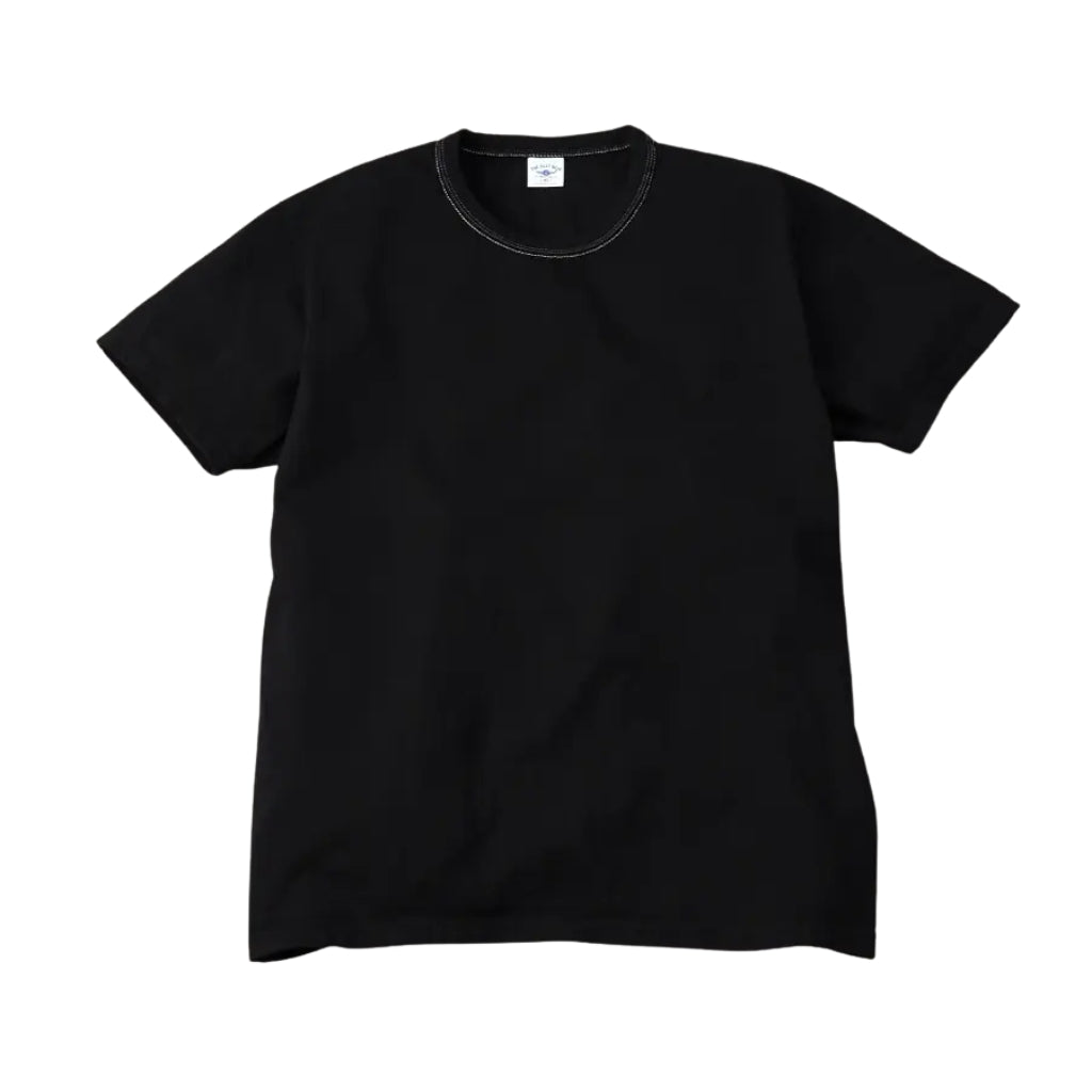 The Flat Head Loopwheel Tee (Black)