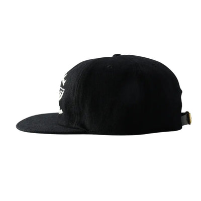 The Flat Head 12oz. Black Selvedge Denim Trucker Cap