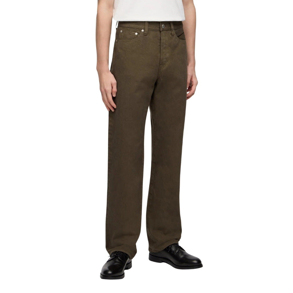 Momotaro Moss Dyed Selvedge Jeans (Regular Straight) - Okayama Denim