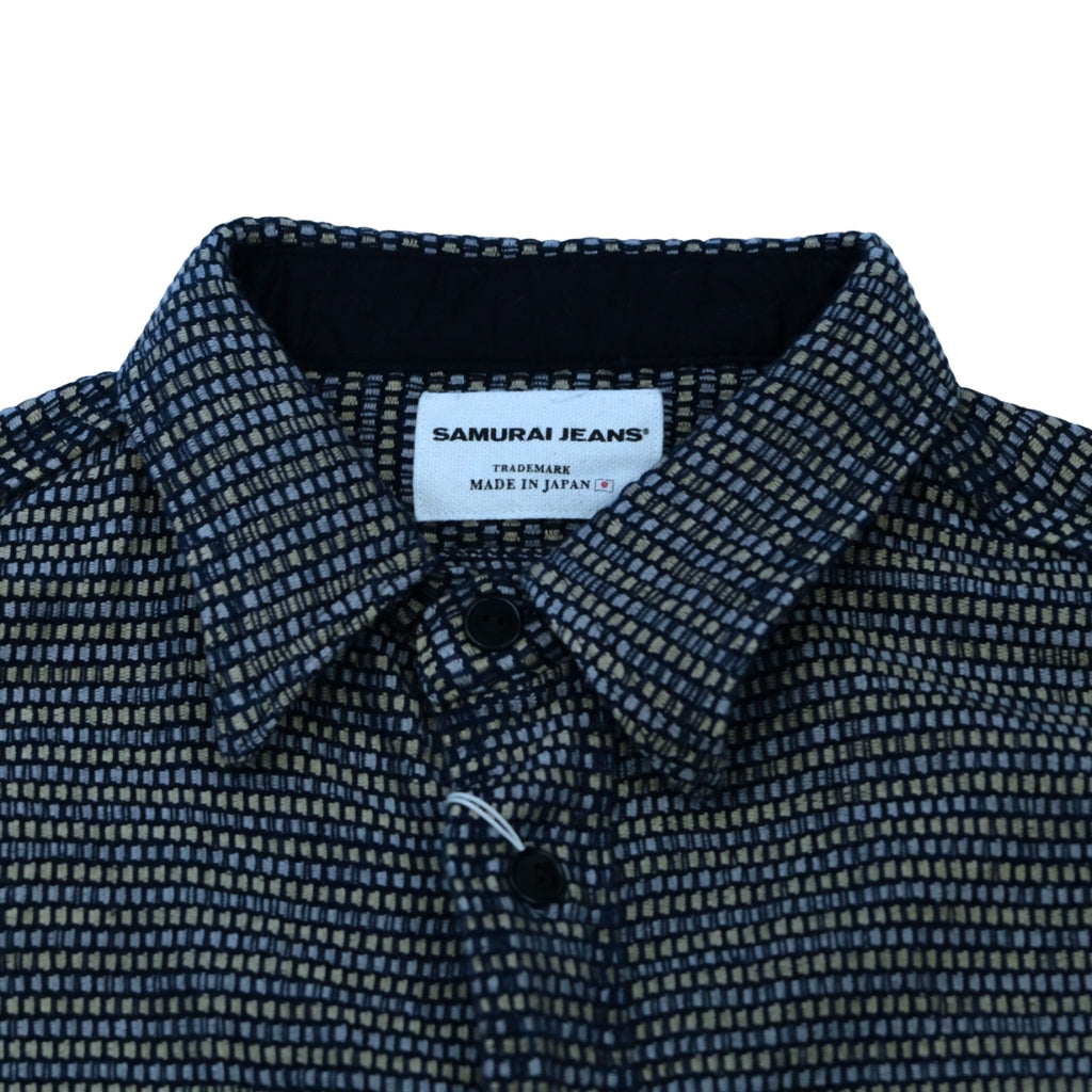 Samurai Jeans SSS26-NRS "Noragi Sashiko" Work Shirt