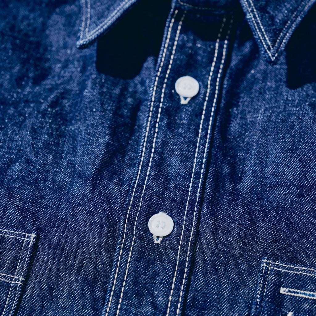Samurai Jeans SJWS-SC02 10oz. Selvedge Denim Work Shirt