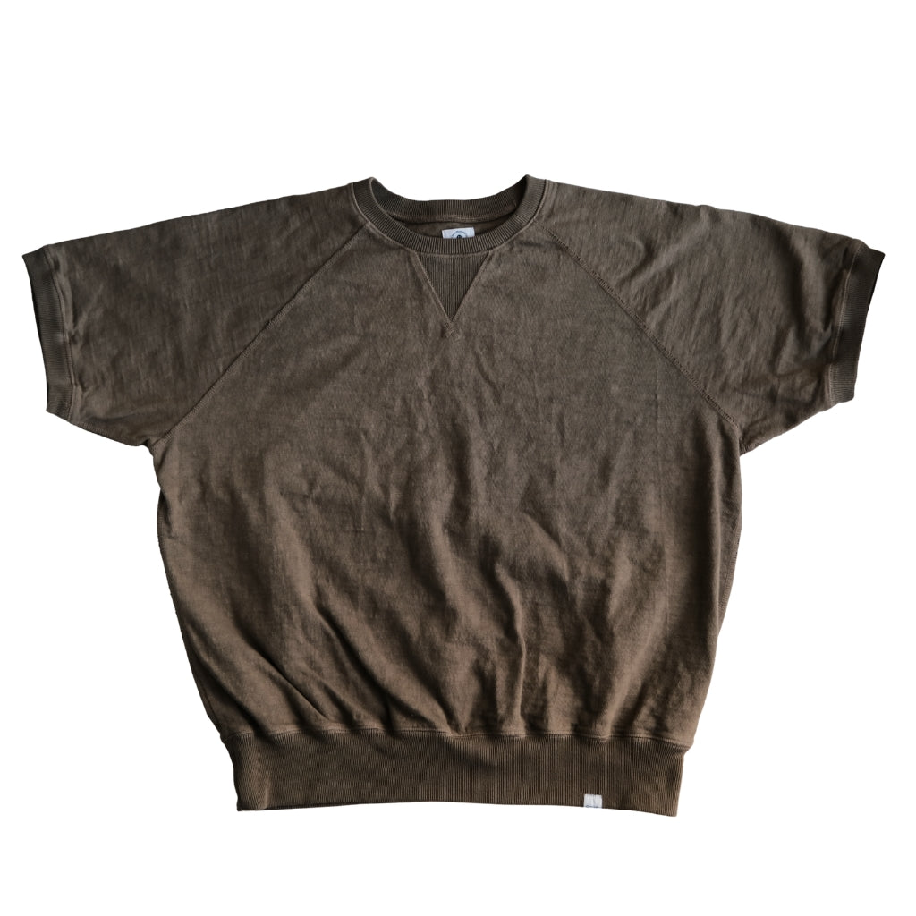 Omoto Denim Heavy Gauge Nep Tee (Olive)