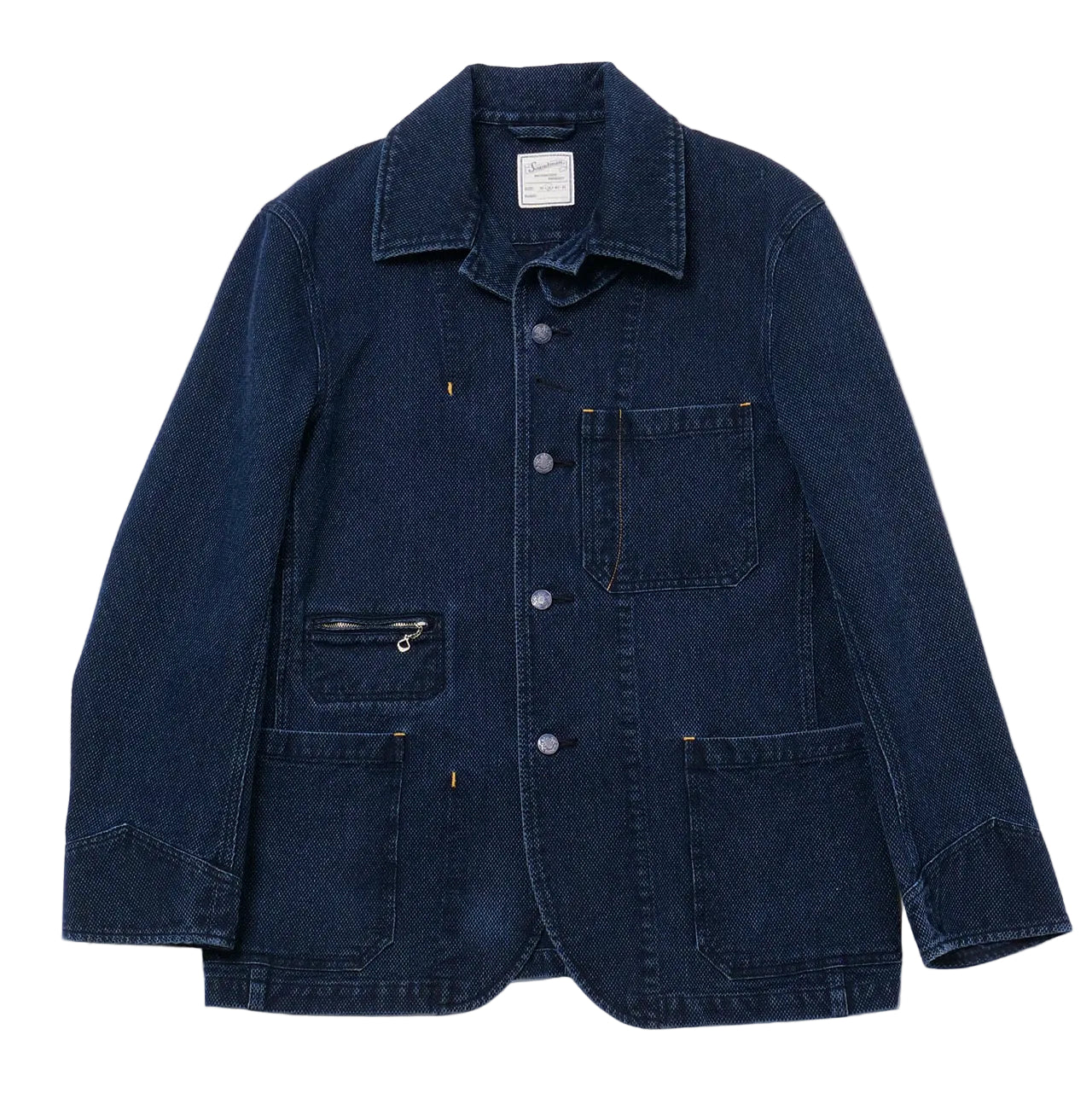 Soundman "Birmingham" Indigo Sashiko Ironworks Jacket