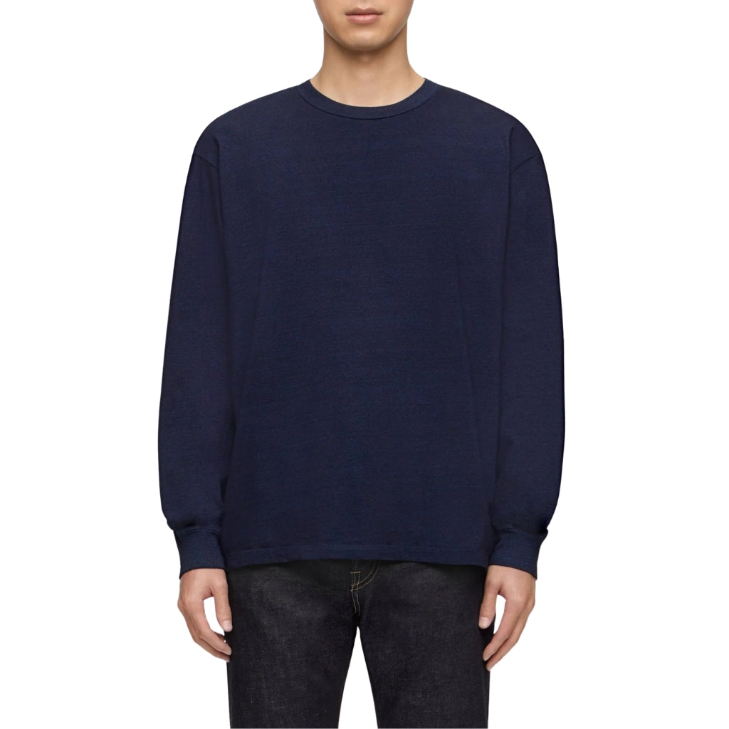 Momotaro 6.6oz. Indigo Dyed L/S Tee