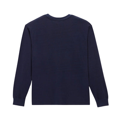 Momotaro 6.6oz. Indigo Dyed L/S Tee - Okayama Denim