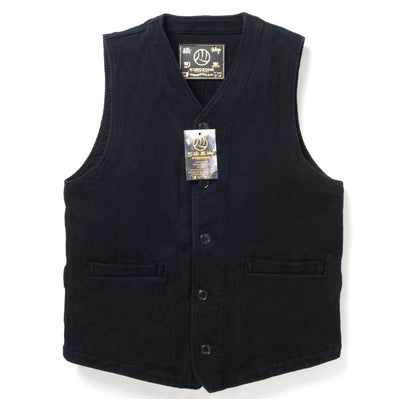 [Pre-Order] Studio D'Artisan "Kurozome" Selvedge Sashiko Vest