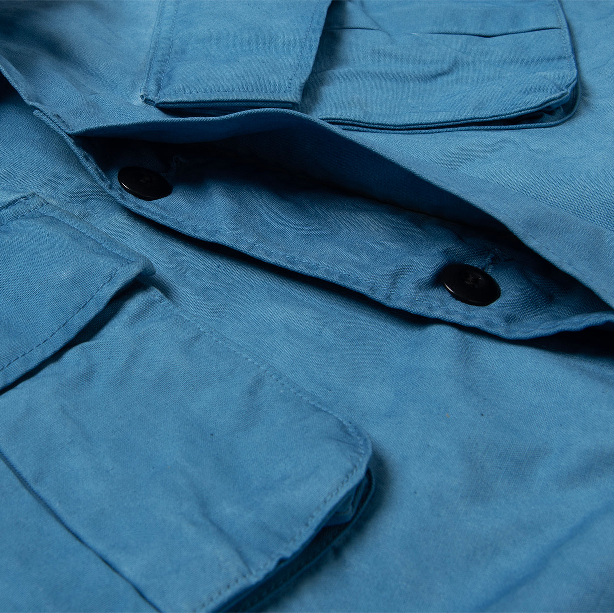 Studio D'Artisan "Awa-Ai" Natural Indigo Fatigue Jacket