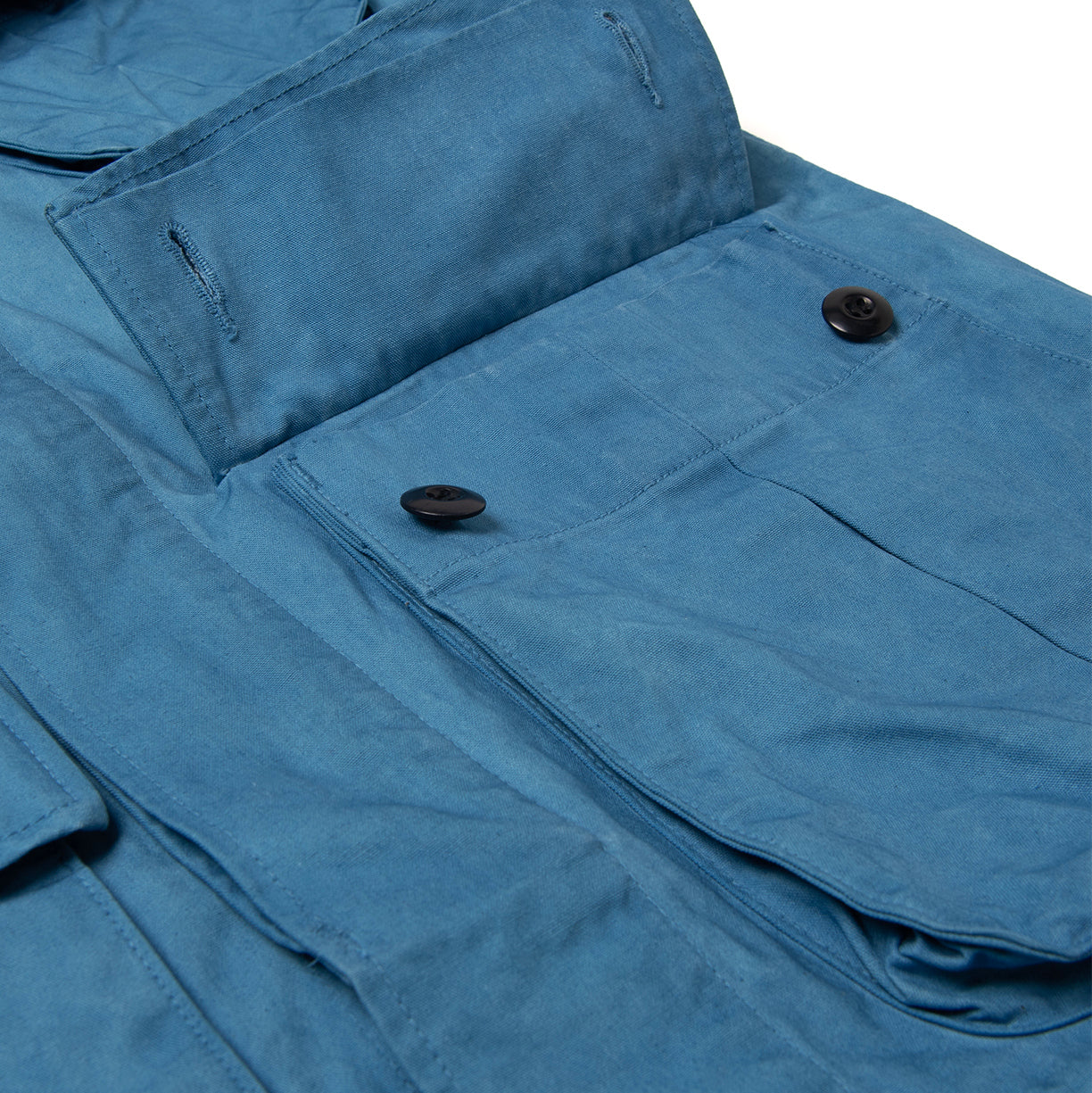 Studio D'Artisan "Awa-Ai" Natural Indigo Fatigue Jacket