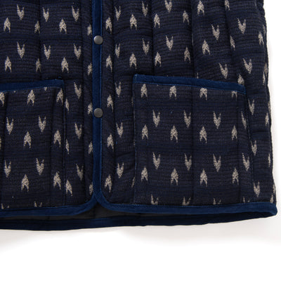 Studio D'Artisan Indigo "Arrow Kasuri" Sashiko Jacket