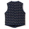 Studio D'Artisan Indigo "Arrow Kasuri" Sashiko Vest