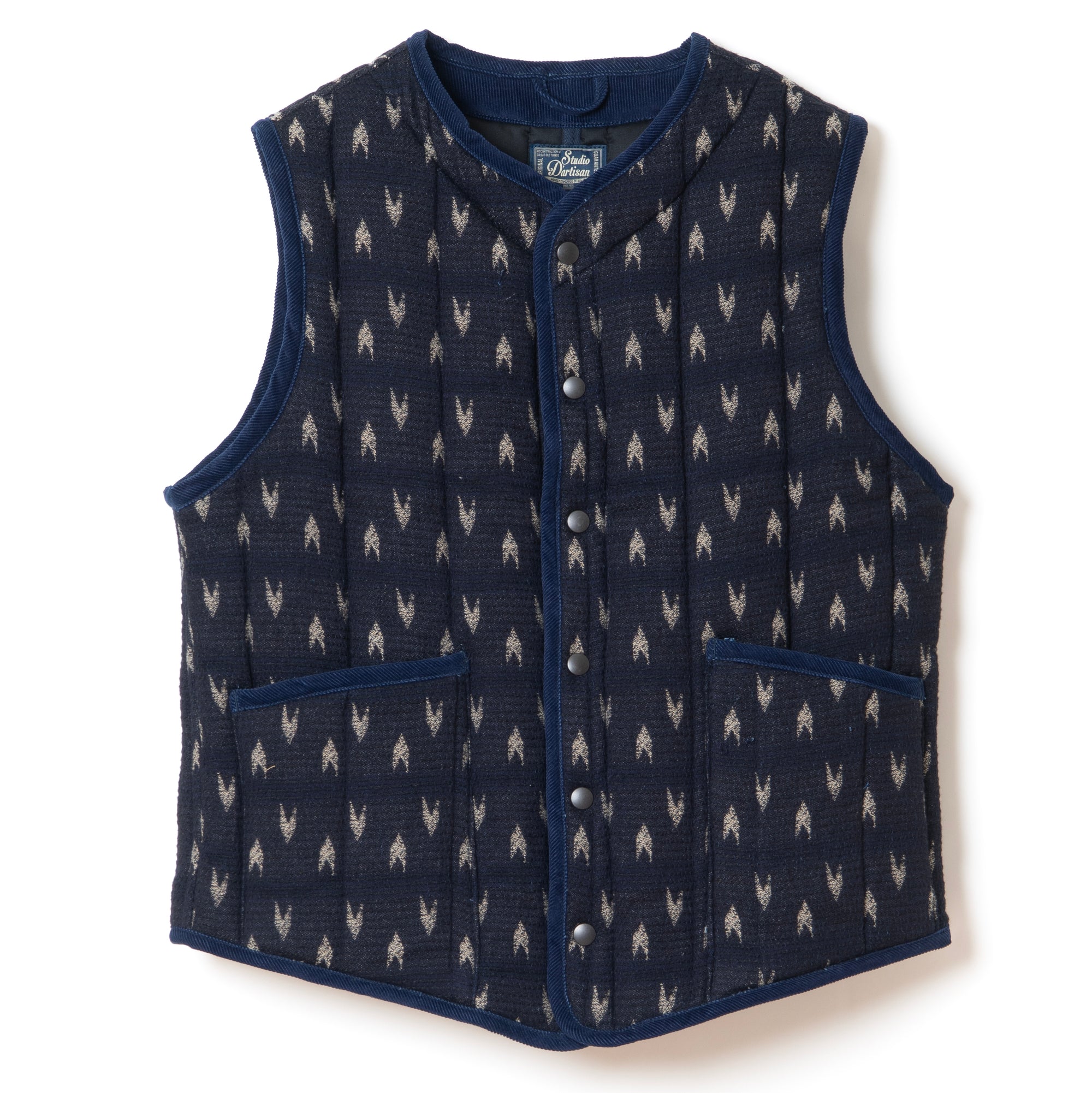 トップス BLUE BLUE / SASHIKO indigo vest Sashiko Indigo Vest - Companion Denim