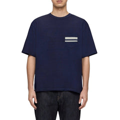 Momotaro 6.6oz. GTB Indigo Dyed Pocket Tee - Okayama Denim