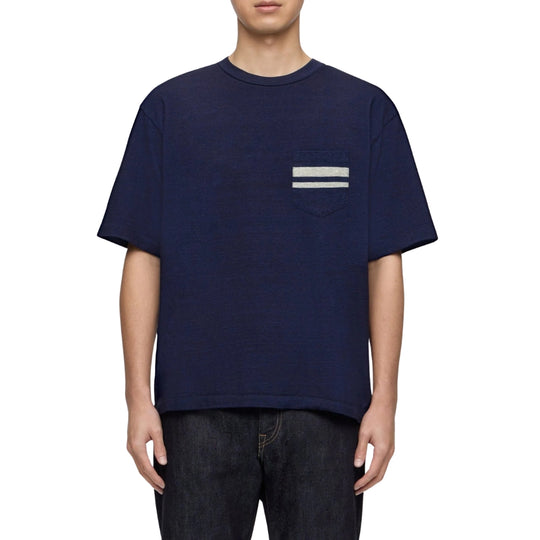Momotaro 6.6oz. GTB Indigo Dyed Pocket Tee
