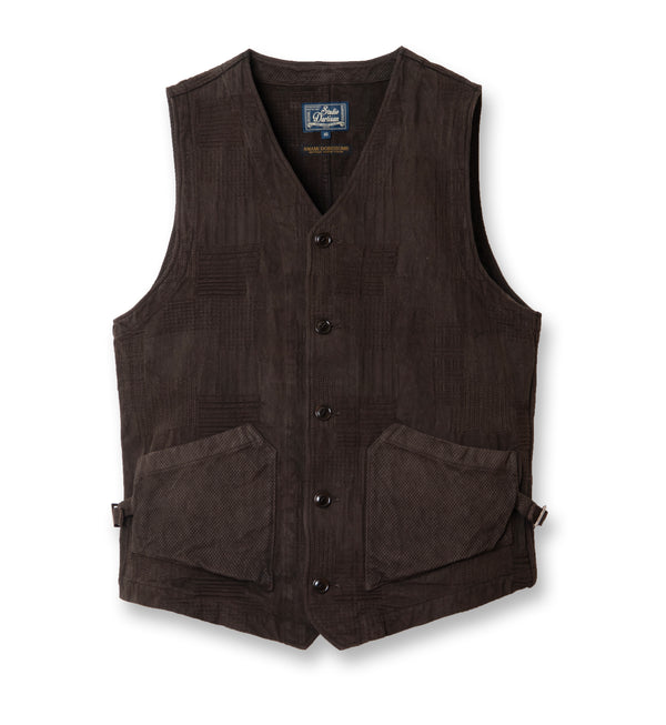 ✨26ss新品✨TRANOI トラノイWzipup foodie vest BK Von Dutch Tie Back Denim Vest - Light Wash | Fashion Nova