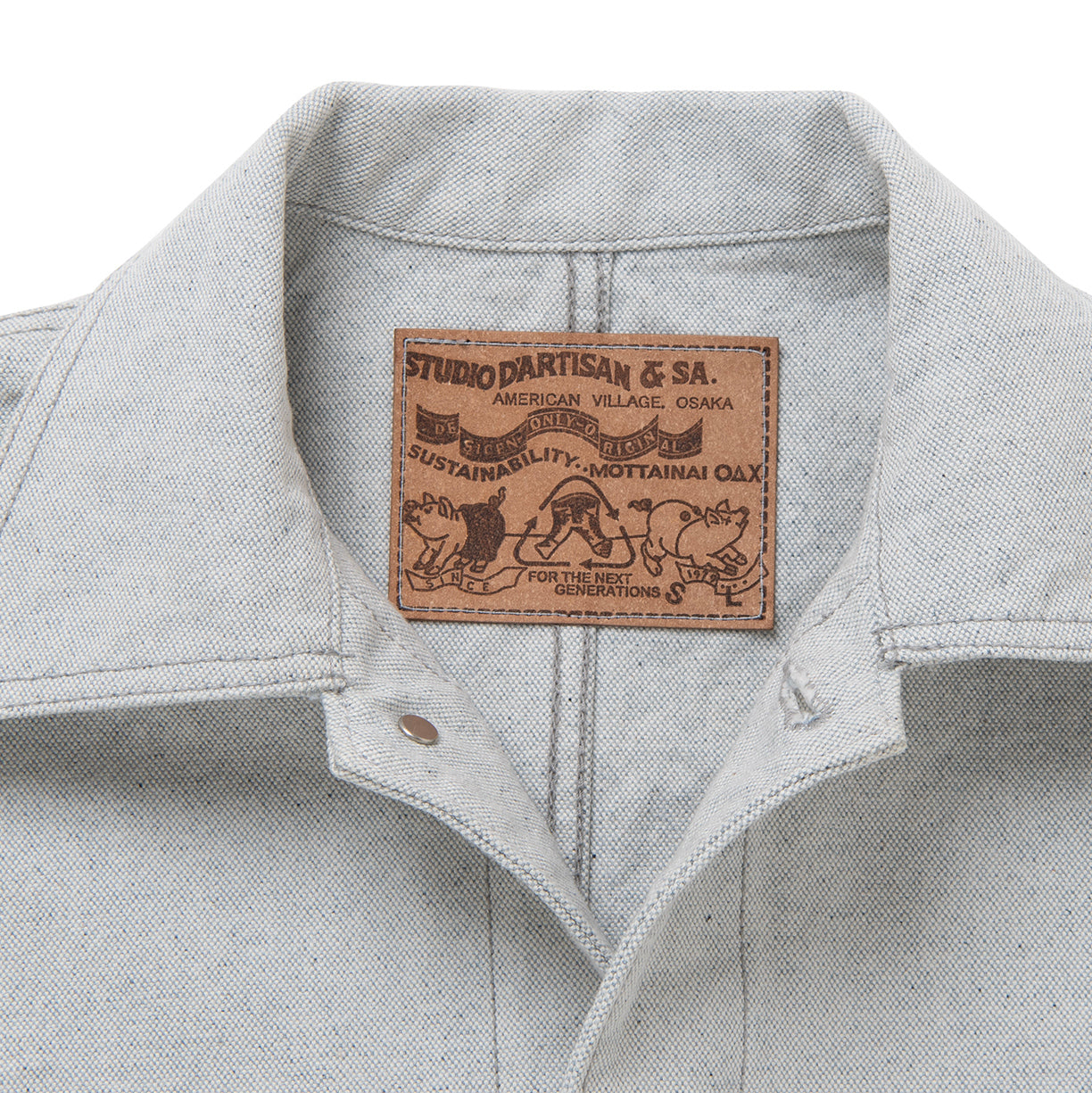 Studio D'Artisan "Upcycle" Duck Canvas Coverall