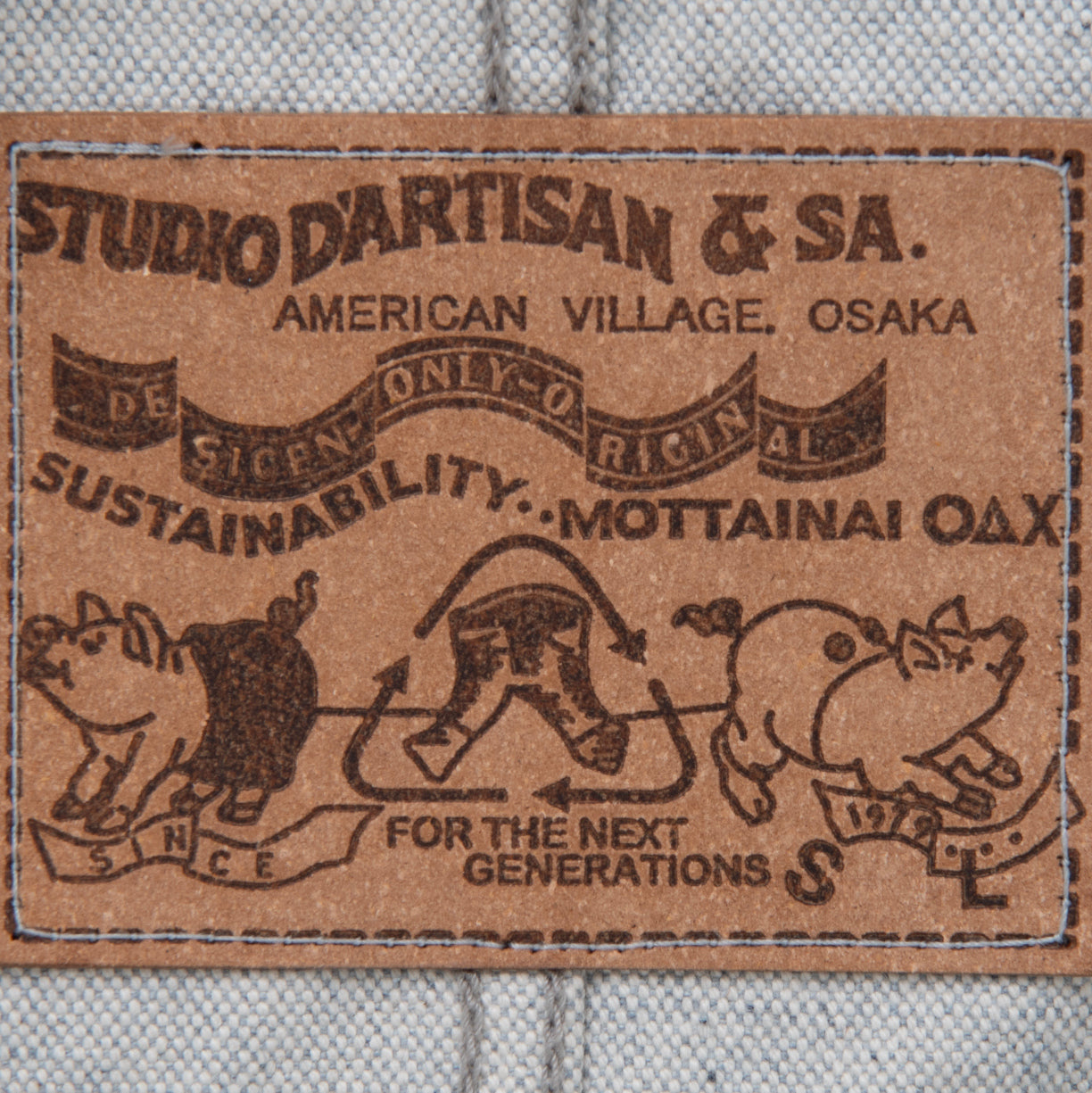 Studio D'Artisan "Upcycle" Duck Canvas Coverall