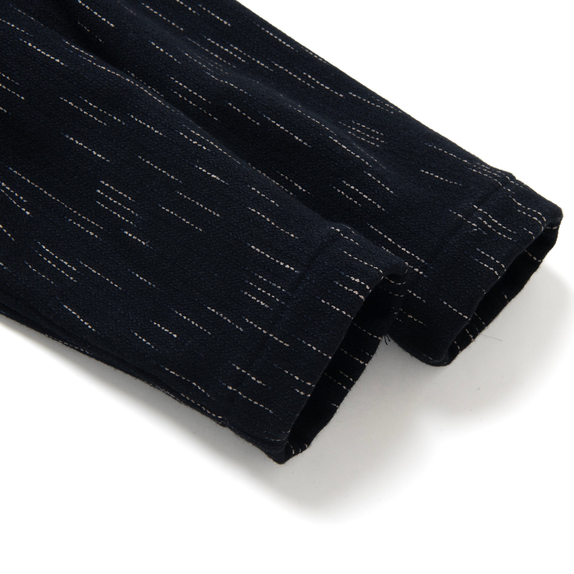 Studio D'Artisan Black Kasuri Dyed Beach Cloth Coverall