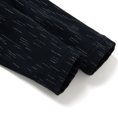 Studio D'Artisan Black Kasuri Dyed Beach Cloth Coverall