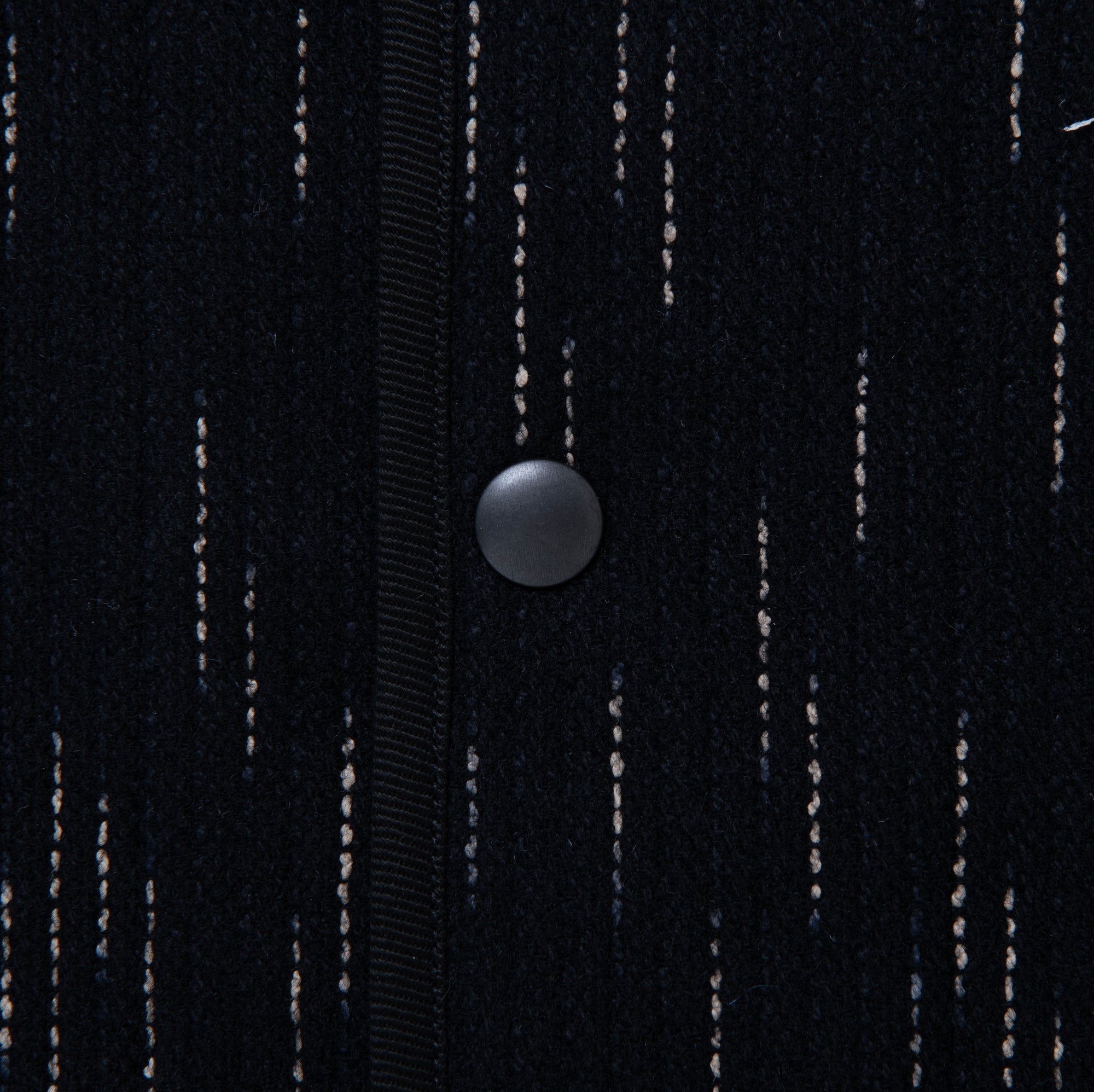 Studio D'Artisan Black Kasuri Dyed Beach Cloth Coverall