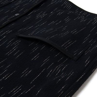 Studio D'Artisan Black Kasuri Dyed Beach Cloth Coverall