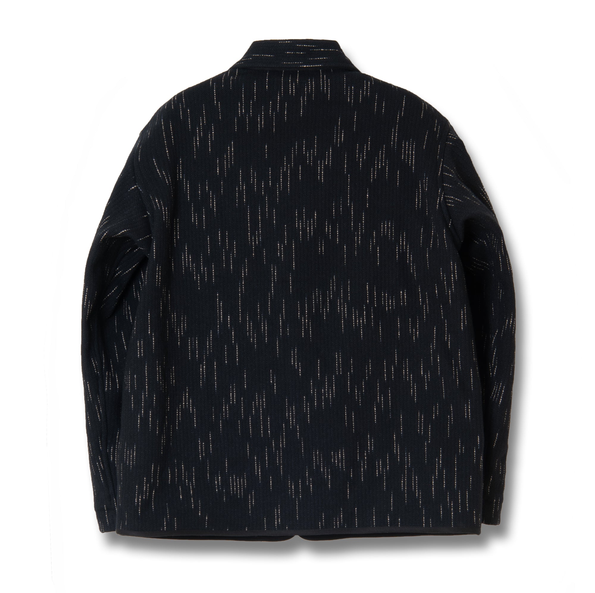 Studio D'Artisan Black Kasuri Dyed Beach Cloth Coverall