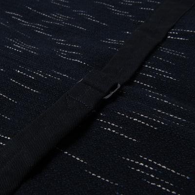 Studio D'Artisan Black Kasuri Dyed Beach Cloth Vest