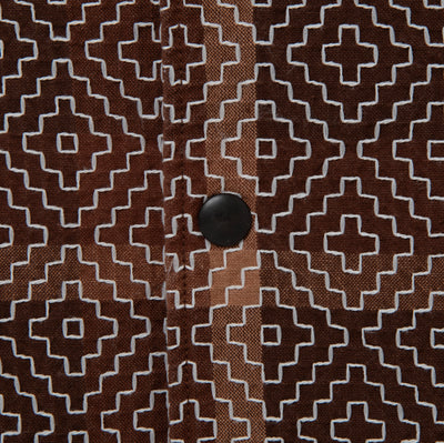 Studio D'Artisan "Kakishibu Noragi Sashiko" Coach Jacket