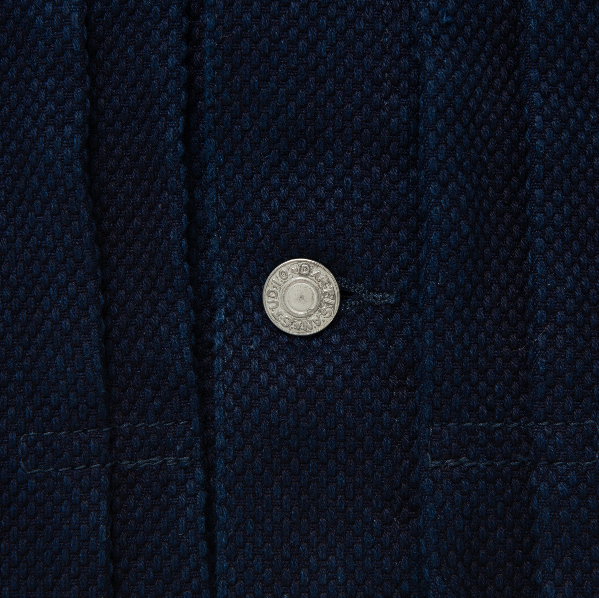 Studio D'Artisan "Kasezome" Indigo Sashiko Type 2 Selvedge Jacket - Okayama Denim