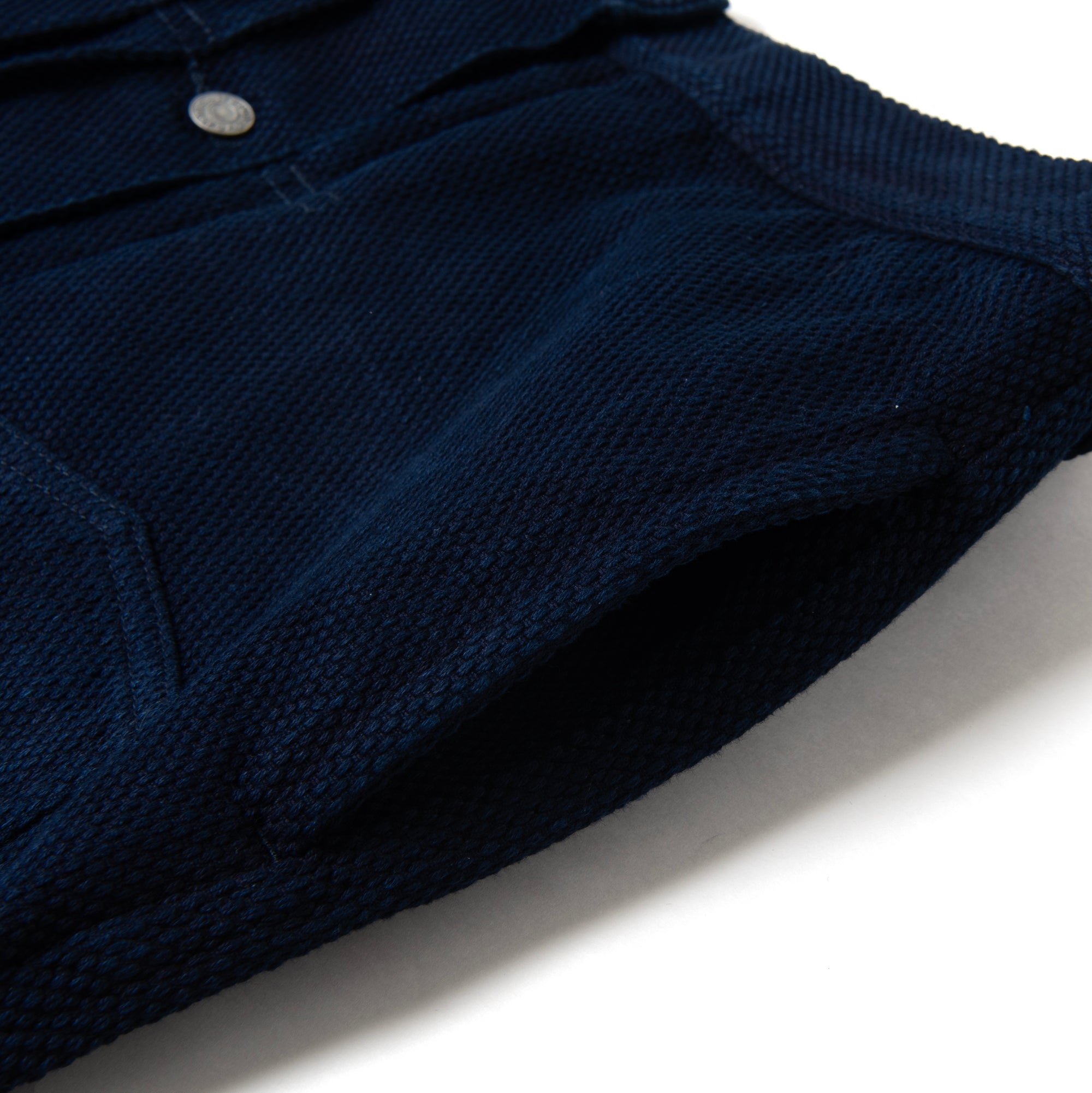 Studio D'Artisan "Kasezome" Indigo Sashiko Type 2 Selvedge Jacket - Okayama Denim