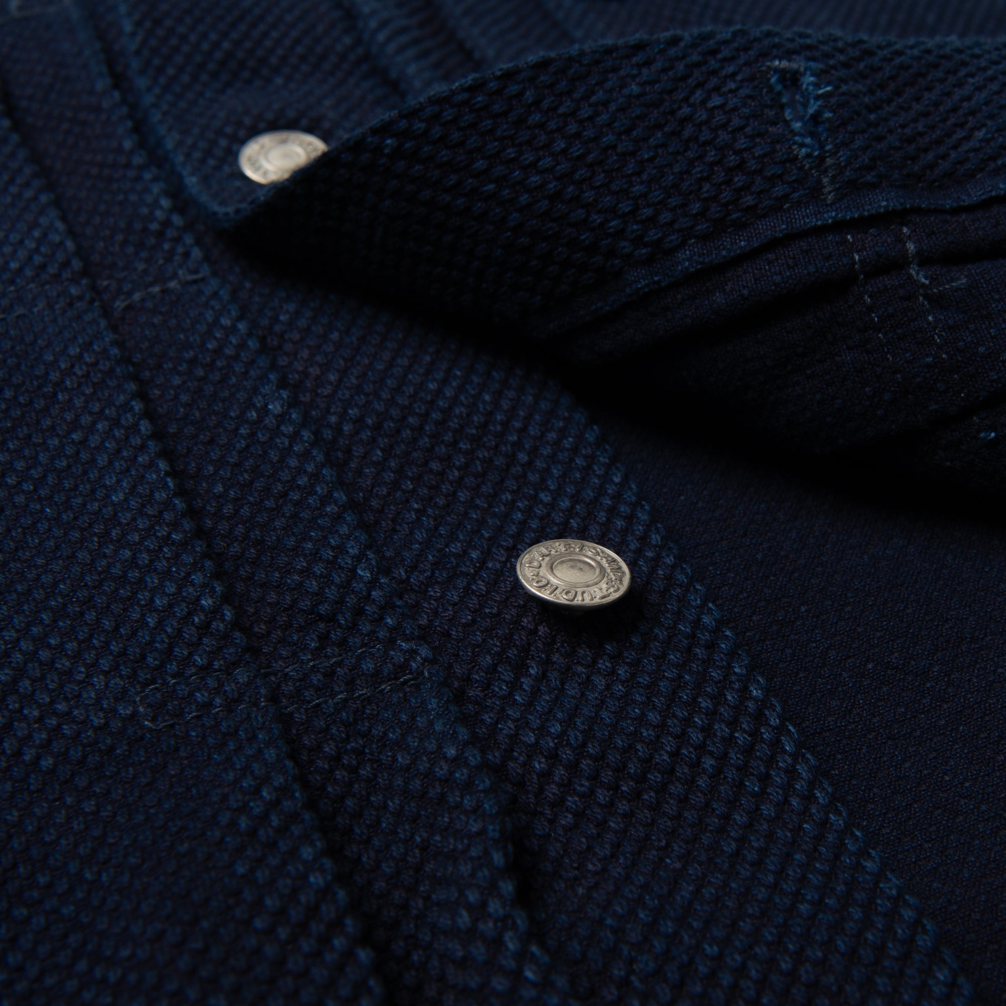 Studio D'Artisan "Kasezome" Indigo Sashiko Type 2 Selvedge Jacket - Okayama Denim